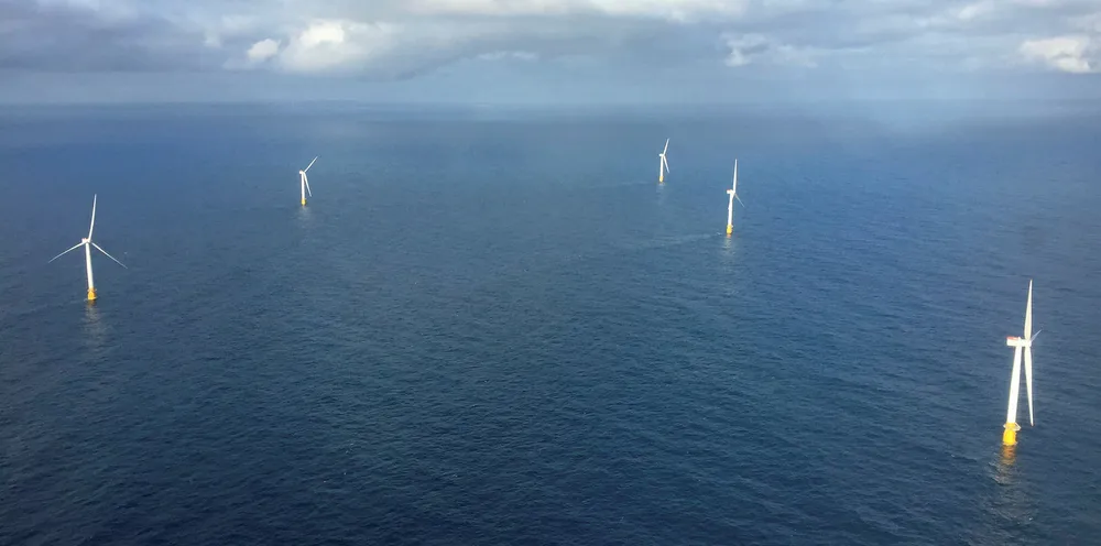 Equinor's 30MW Hywind Scotland floating wind array was brought online in 2017
