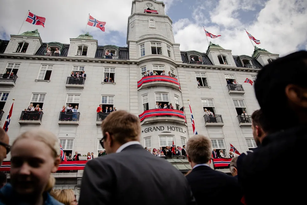 De siste tilgjengelige rommene på Grand Hotel under Nor-Shipping neste uke har passert 10.000 kroner. Da er ikke frokosten inkludert.