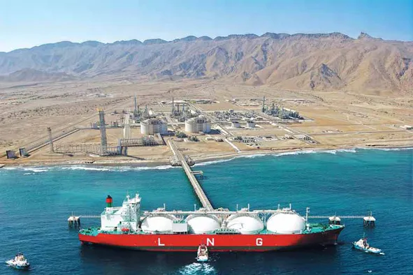 Oman LNG operates three trains at the site near Sur.