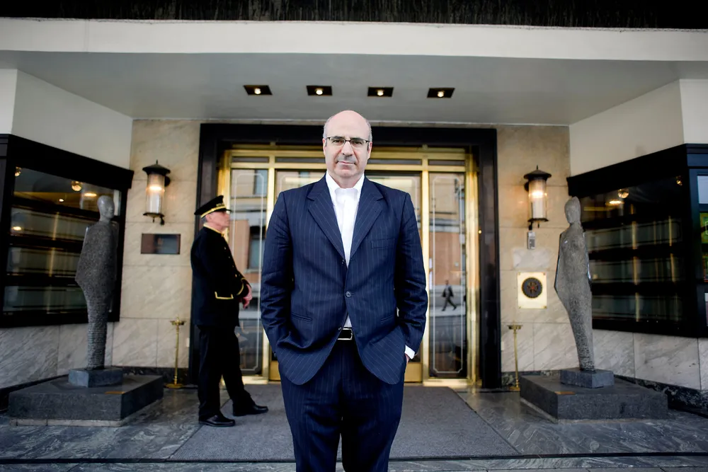 – McDonald's har offentlig annonsert at de trekker seg fra Russland. Det må bety både å forlate restaurantene sine i landet, men heller ikke kjøpe russiske produkter fra russiske leverandører, sier Russland-kritikeren Bill Browder. Bildet er tatt ved en tidligere anledning.