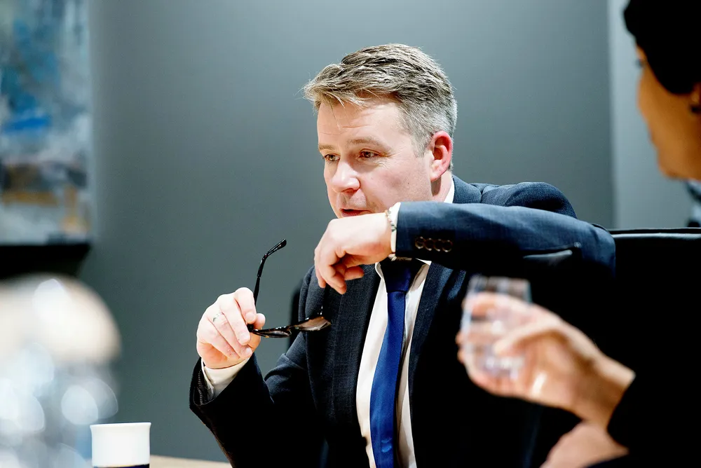 – Jeg er overbevist om at reformen vil gi bedre polititjenester, sier justisminister Per-Willy Amundsen. Foto: Mikaela Berg
