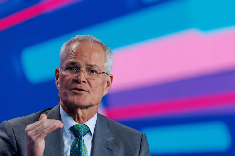 LNG deal: ExxonMobil chief executive Darren Woods.