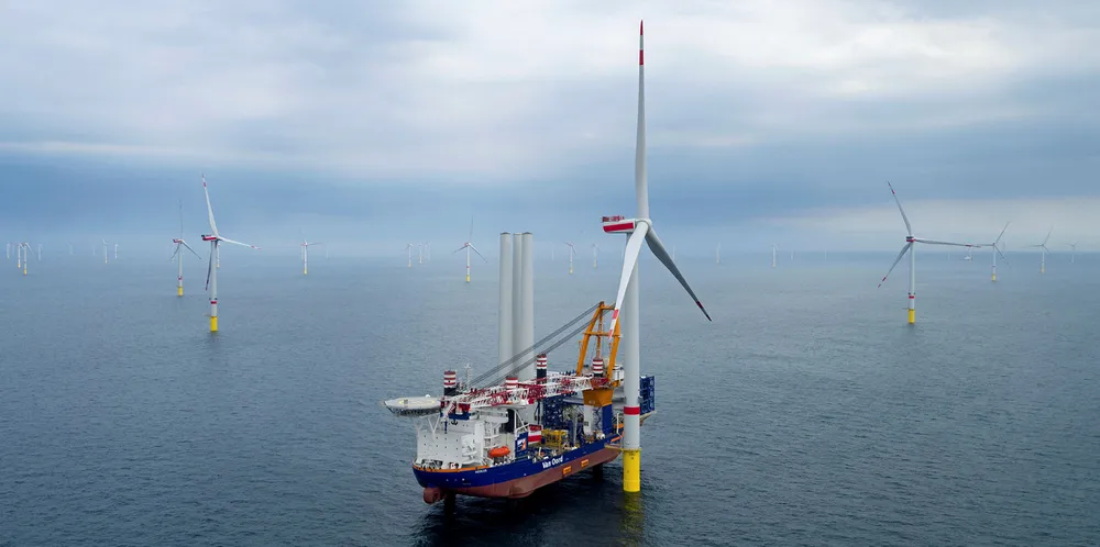 Final turbine is in at Northland Power's Deutsche Bucht wind farm off Germany.