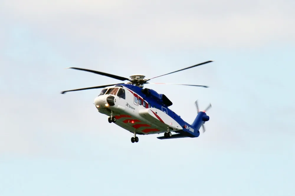 Incident: one of Bristow's Sikorsky S92 helicopters