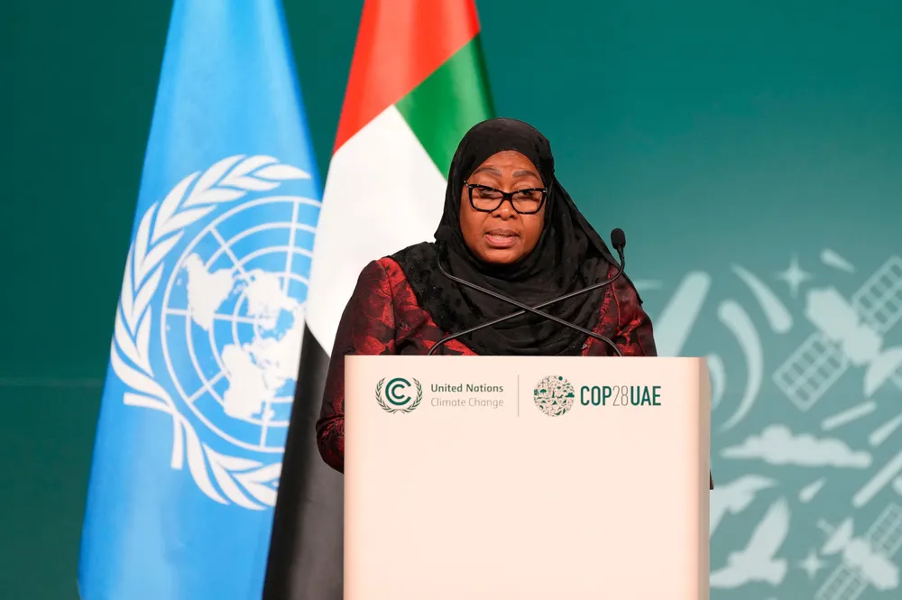 Exploration: Tanzania President Samia Suluhu Hassan.