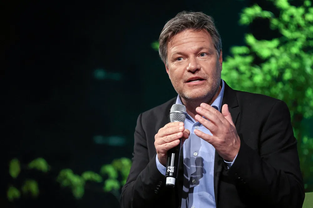 Robert Habeck, Germany's vice-chancellor and economics and climate minister.