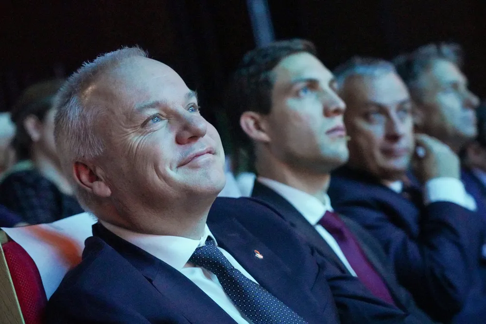 Happy thoughts: Equinor chief executive Anders Opedal.