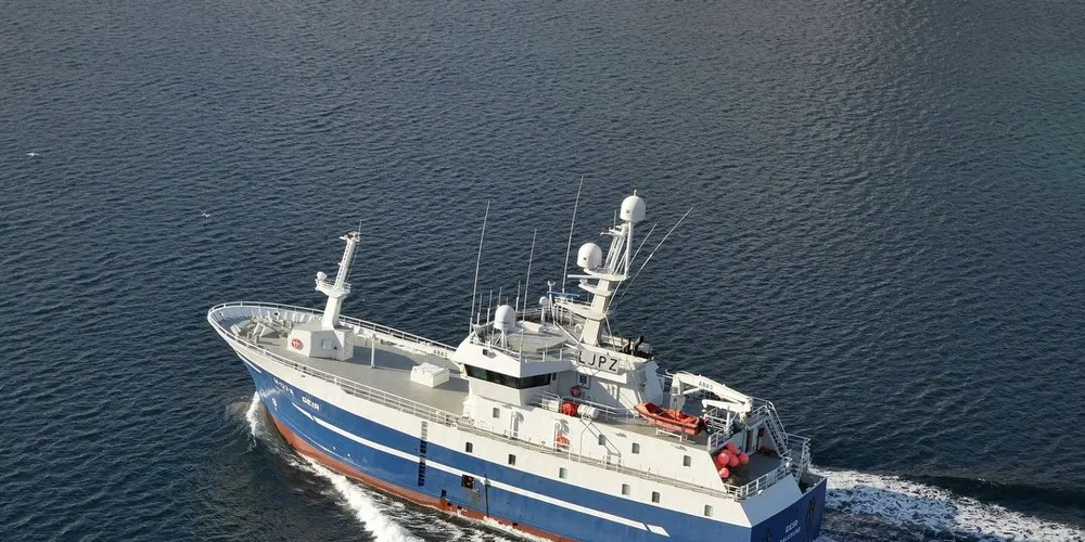 Reder Olav Østervold i rederiet Østerbris kjøper seg opp i hvitfisk-sektoren, og har kjøpt 49 prosent av eierandelene i «Geir». Foto: Frode Adolfsen