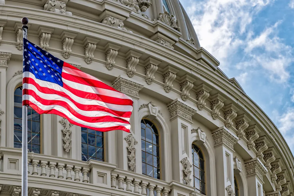 The Capitol building in Washington DC, which houses the Senate.