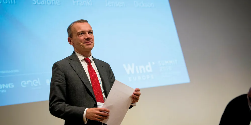 WindEurope chief executive Giles Dickson