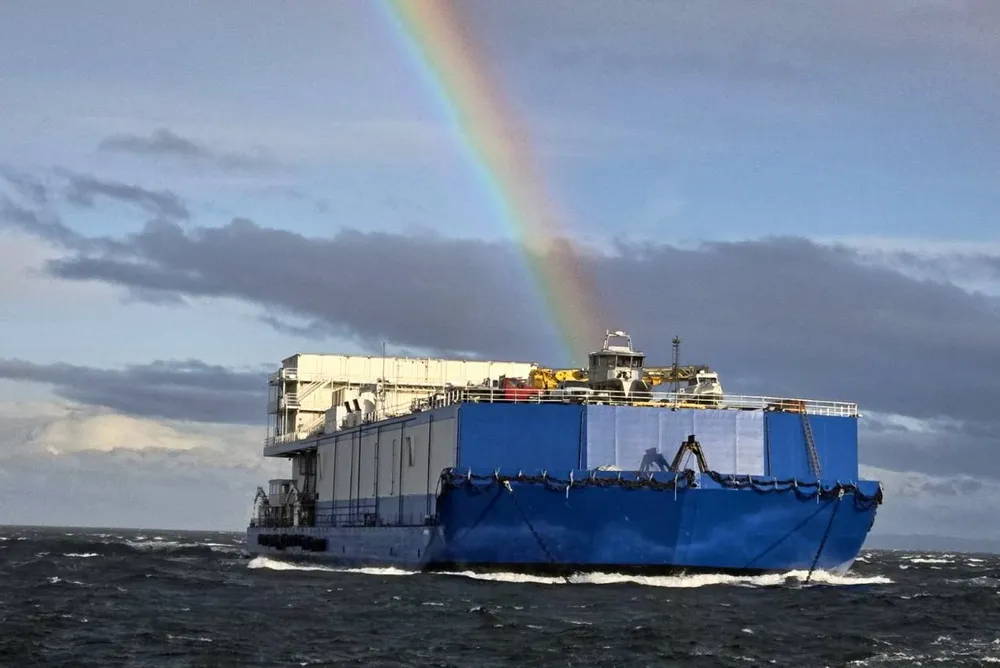 . Northline Seafoods vessel Hannah departing the Bellingham, Washington terminal on May 25, 2024.
