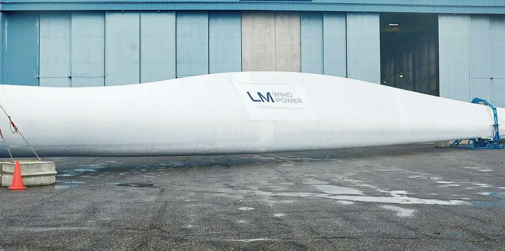 An LM Wind Power blade.