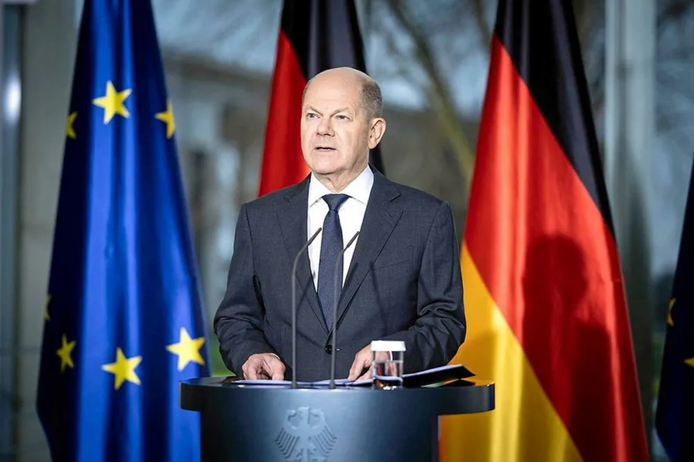 German Chancellor Olaf Scholz.