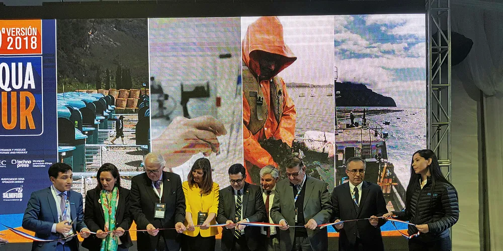 AquaSur opening ceremony.