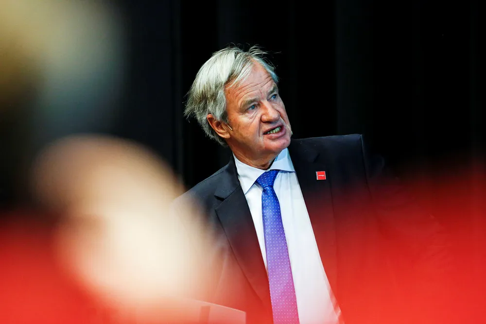 Bank Norwegian er blant de klareste favorittaksjene til meglerhusene i DNs porteføljekonkurranse. Norwegian-gründer Bjørn Kjos og hans familie er fortsatt blant de største aksjonærene i banken. Foto: Gunnar Blöndal