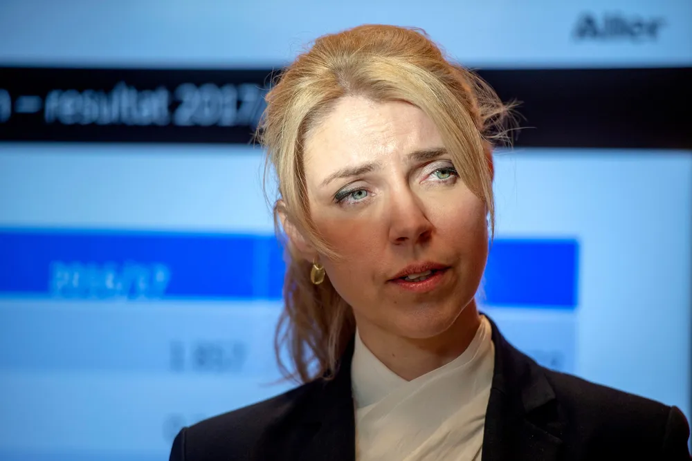 Sjefredaktør og administrerende direktør Alexandra Beverfjord i Dagbladet, som eier Lommelegen.