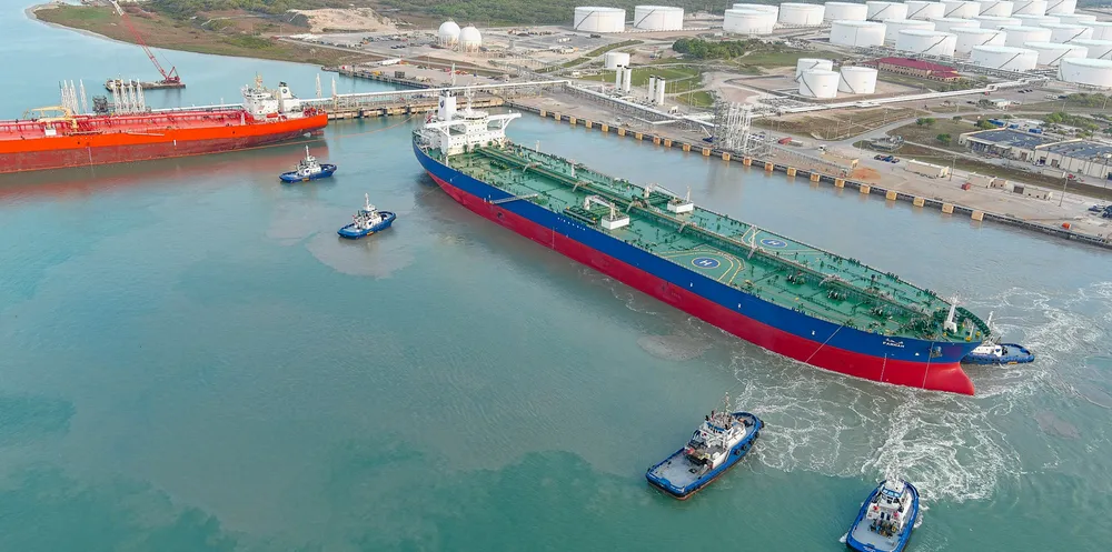 The Moda Ingelside Energy Center, a US crude oil export terminal.