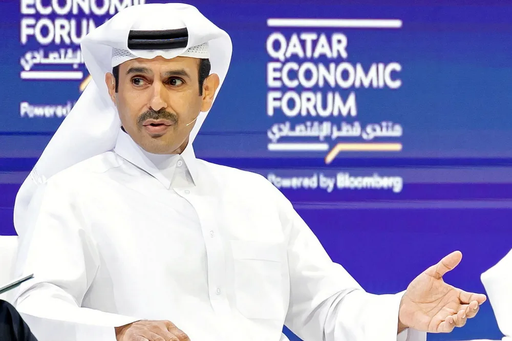 QatarEnergy chief executive Saad Sherida Al Kaabi.