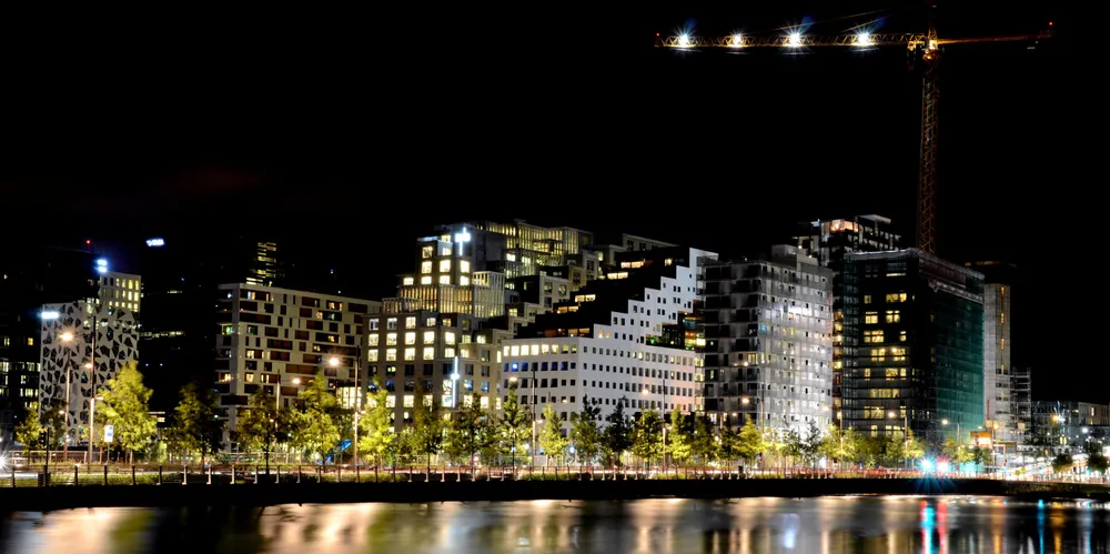 Produsentene fortviler over lav kraftpris, og Europower har mange lesere på saker som handler om rekordlave priser. Illustrasjonsbildet er fra Bjørvika i Oslo.