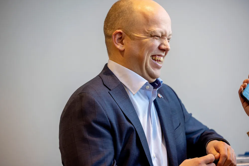 Finansminister Trygve Slagsvold Vedum.