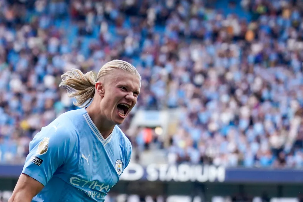 Viaplay sikret seg i fjor høst tv-rettighetene til Premier League, hvor Erling Braut Haaland har herjet de siste sesongene.