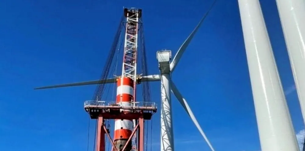 A Vestas turbine is installed at Japan's Akita and Noshiro project.