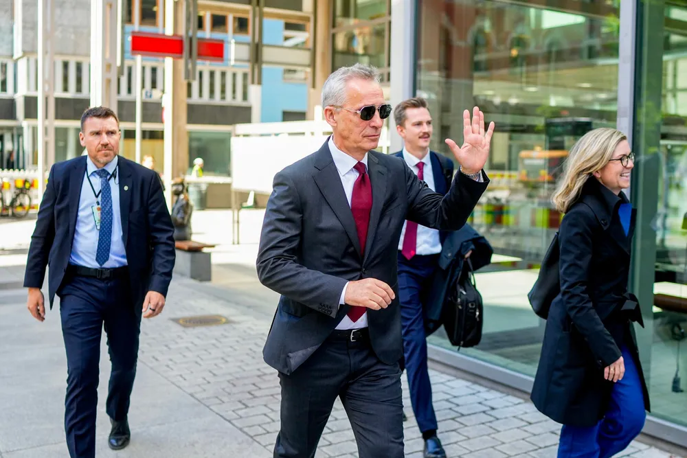 Finansminister Jens Stoltenberg (Ap).