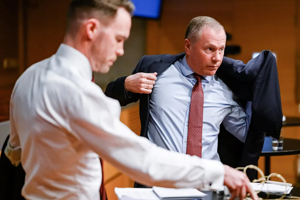 Nestsjef Trond Grande og leder av Nbim, Nicolai Tangen, kunne torsdag presentere strålende tall for Oljefondet. Men de er bekymret for avkastningen fremover.