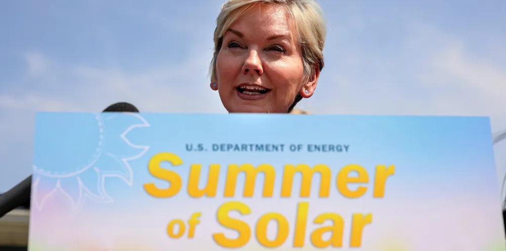 US Energy Secretary Jennifer Granholm.