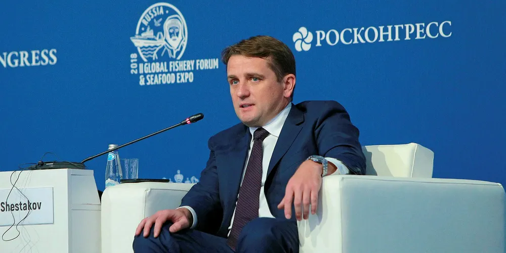 Ilya Shestakov, head of the country’s federal fishery agency, Rosrybolovstvo.