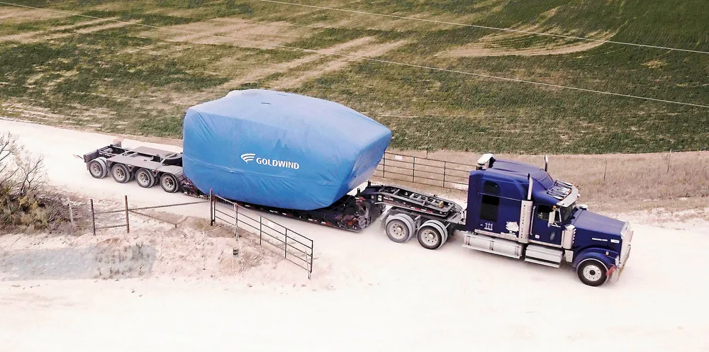 Goldwind will supply 101 turbines to the first phase.