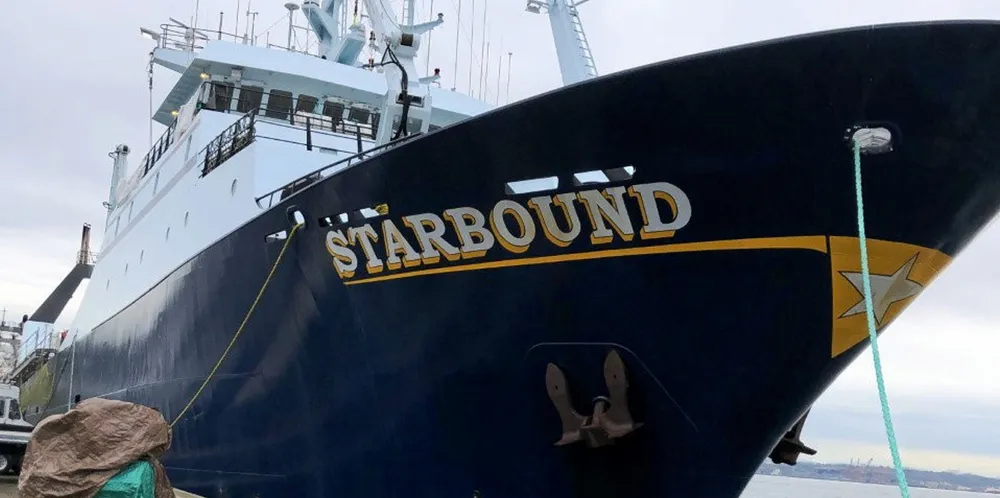The Alaska pollock catcher-processor Starbound, bought by Trident Seafoods in 2021.