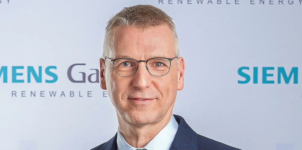 Andreas Nauen, SGRE's offshore wind chief.