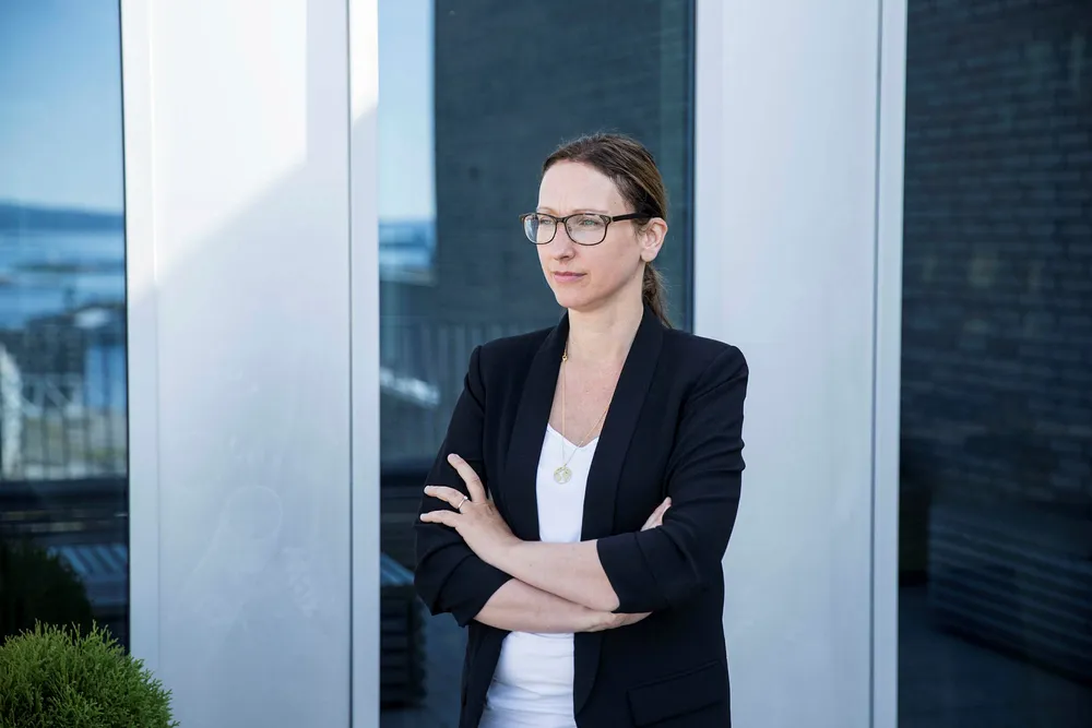Sjeføkonom Kjersti Haugland i DNB Markets er optimistisk på kronens vegne.