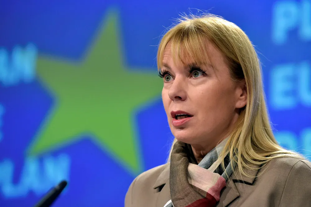 – Galileo er verdens mest nøyaktige system for satellittbasert navigasjon, sier EUs industrikommissær Elzbieta Bienkowska i en uttalelse torsdag. Foto: ERIC VIDAL