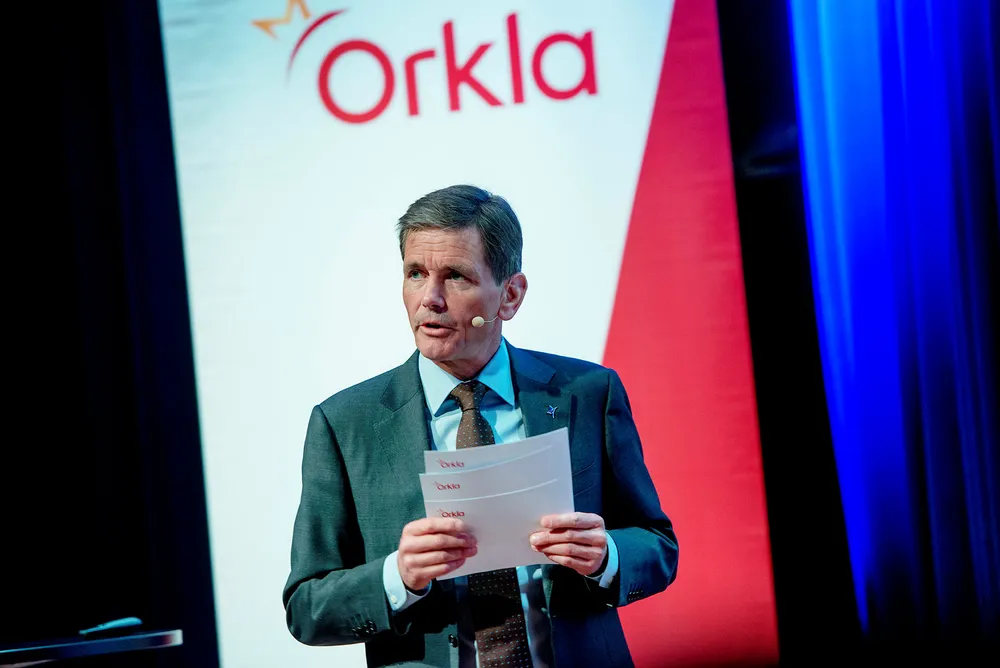 – Vi har sagt klart og tydelig at Sapa er ikke en langsiktig eierposisjon for Orkla. Over tid skal vi ut av Sapa, sier konsernsjef i Orkla Peter A Ruzicka, sier konsernsjef i Orkla Peter A Ruzicka. Foto: Mikaela Berg