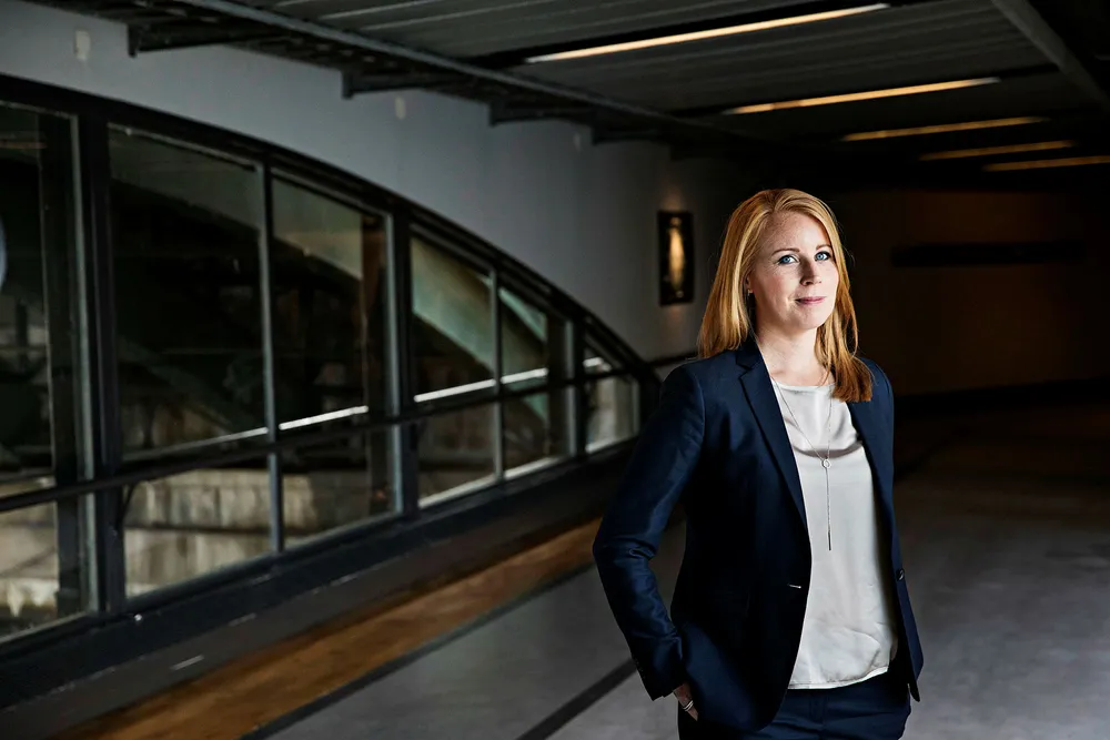 Centerpartiets partileder Annie Lööf er ikke fornøyd.