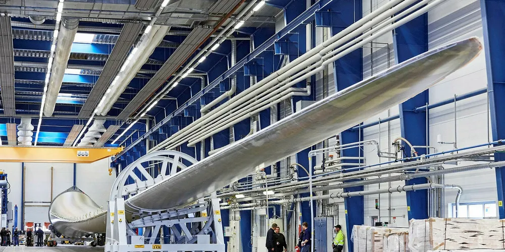 LM Wind Power has fabricated the world's longest rotor blade (shown)