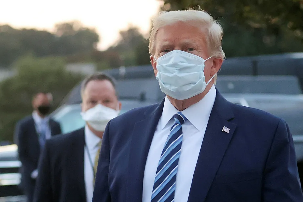Price effects: US President Donald Trump was discharged from hospital this week