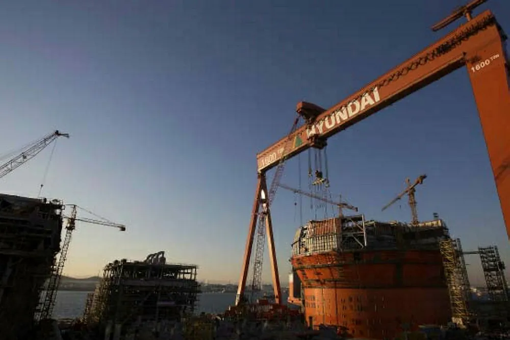 Disgruntled workers: Hyundai Heavy Industries
