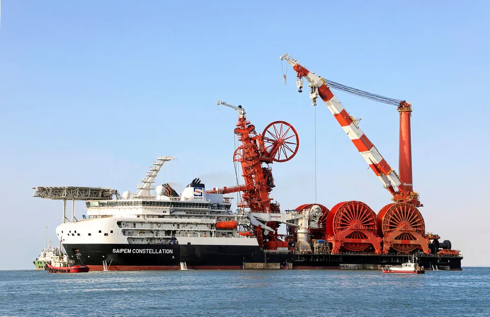 Ready for work: Saipem's Constellation vessel