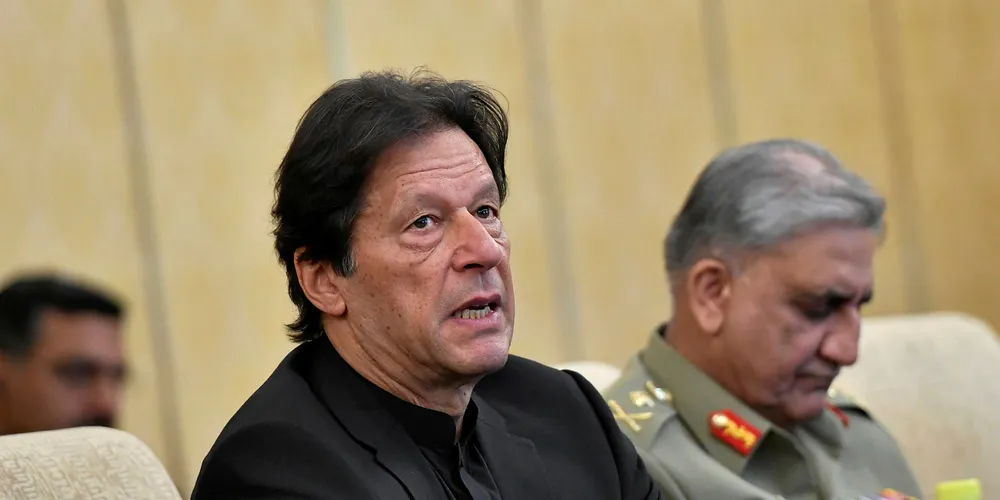 Pakistan's Prime Minister Imran Khan attended the signing.