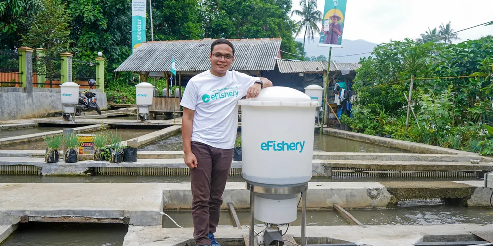 Gibran Huzaifah, CEO of eFishery.