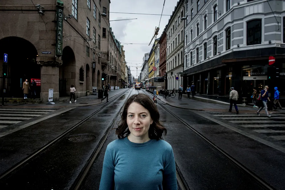 Claire Sandberg tror suksessen til Bernie Sanders i USA og Jeremy Corbyn i Storbritannia viser et skifte i politikken. Foto: Gorm K. Gaare