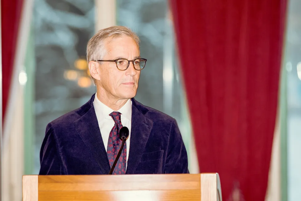 Julelunsj for pressen med statsminister Jonas Gahr Støre i statsministerboligen. FOTO: Gabriel Aas Skålevik, DN.