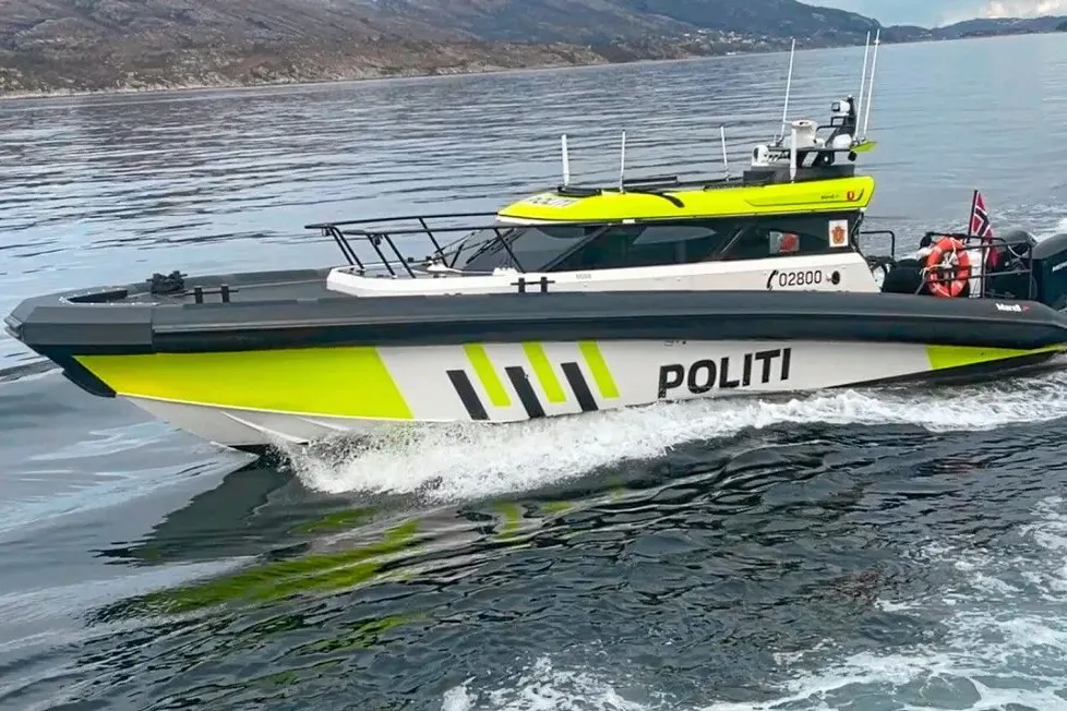 Politiets Marell-rib under testing.