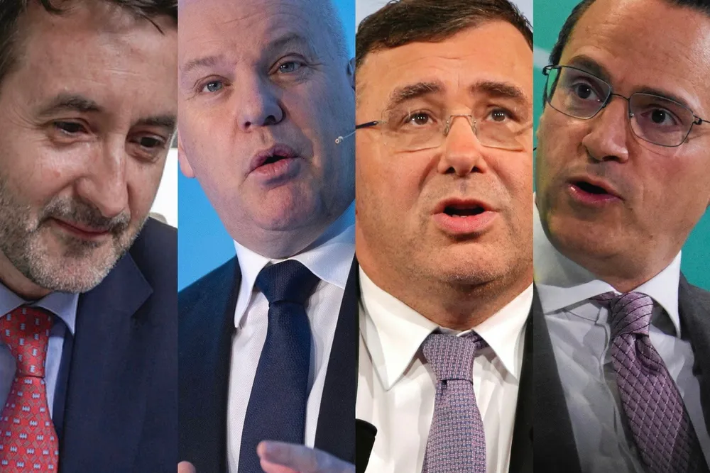 Bullish fundamentals: (From left) Josu Jon Imaz of Repsol, Anders Opedal of Equinor, Patrick Pouyanne of TotalEnergies and Wael Sawan of Shell.