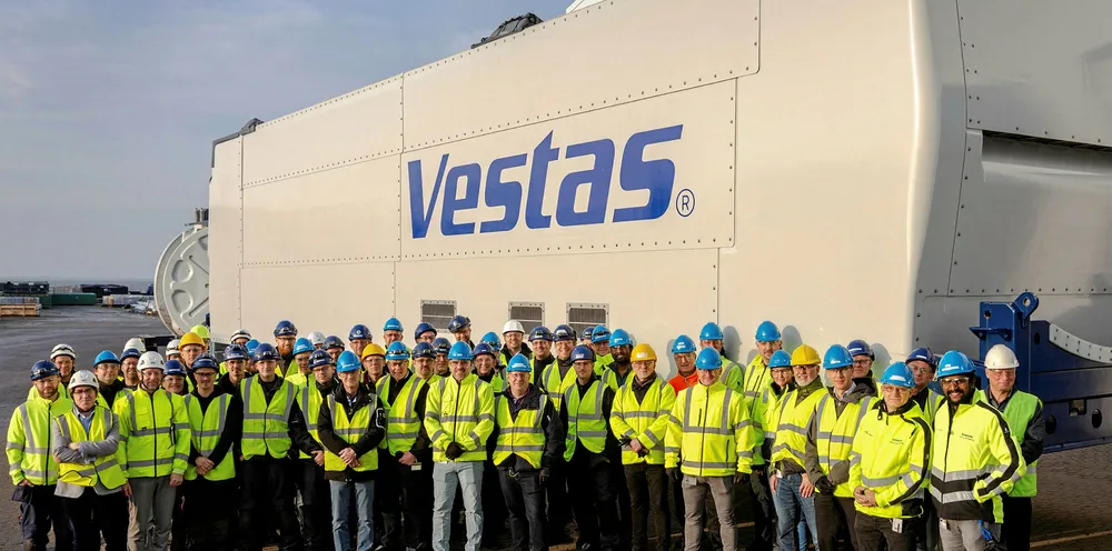 A Vestas EnVentus prototype nacelle, part of the OEM's drive beyond 5MW.