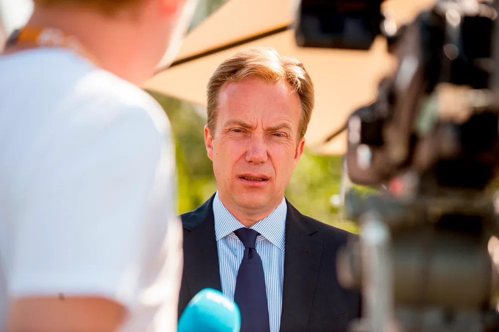 Credit line: Norway's Foreign Minister Borge Brende