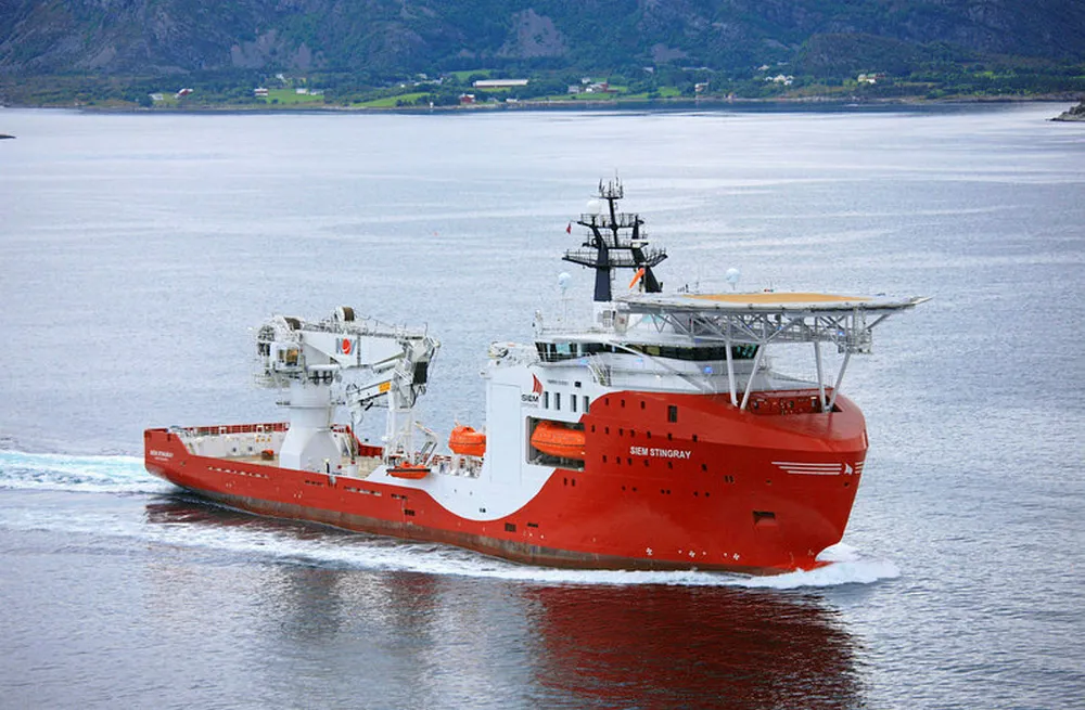Fleet turnaround: subsea construction vessel Siem Stingray